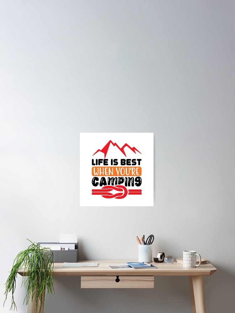 Thumbnail 2 of 3, Poster, Camping designed and sold by ROKANDESIGNART.