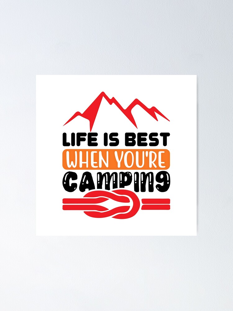 Thumbnail 1 of 3, Poster, Camping designed and sold by ROKANDESIGNART.