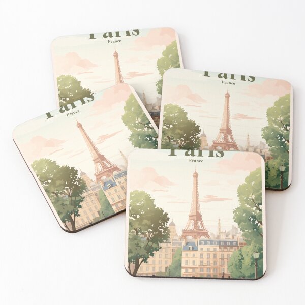 Artikelvorschau, Poster von Paris, Retro-Reiseplakat, das Paris illustriert. Vintage-Poster von Paris. Wanddekoration. Minimalistisches Poster. Paris-Karte. Paris-Poster. Retro-Paris entworfen und verkauft von Philippe Rocket.