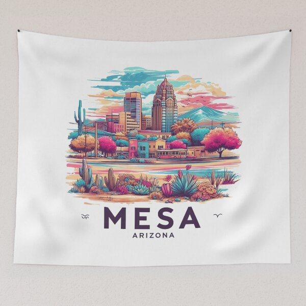 Item preview, Copy of Mesa, Arizona, Watercolor Illustration designed and sold by PaintMeWorld.
