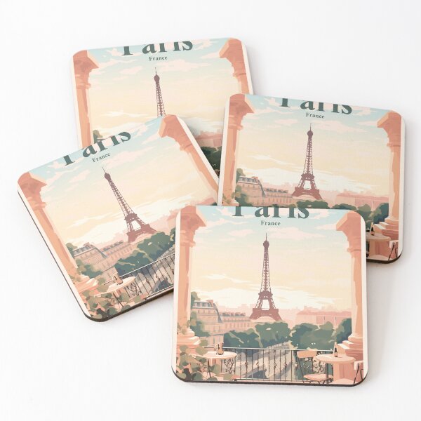 Artikelvorschau, Paris-Plakat, Retro-Reiseplakat, das Paris veranschaulicht. Vintage-Plakat von Paris. Wanddekoration. Minimalistisches Poster von Paris. Paris-Karte. Paris-Poster. Retro-Paris entworfen und verkauft von Philippe Rocket.
