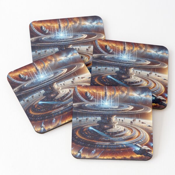 Item preview, Galactic Empires: A Vibrant Space Civilization Artwork designed and sold by The-Library.