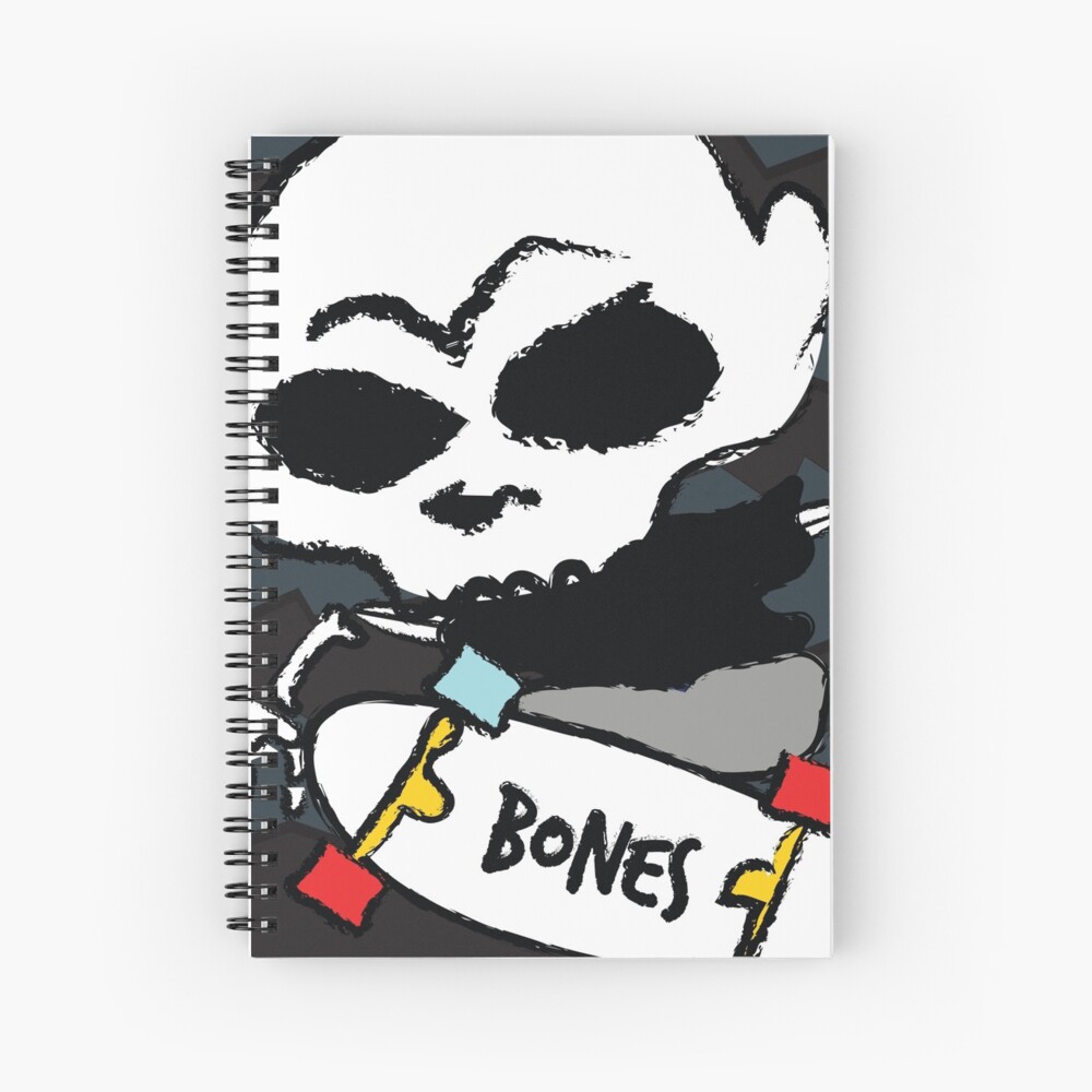 BoardsNBones Skater Spiral Notebook