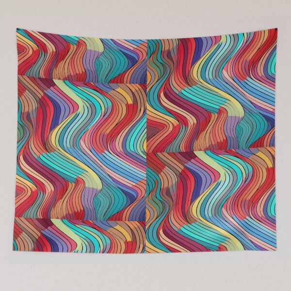 Item preview, Colored river designed and sold by Dadziosz.