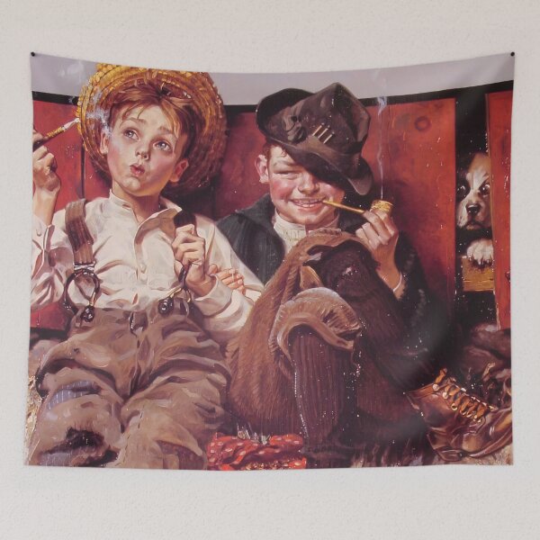 Item preview, norman rockwell art style, norman rockwell paintings, norman rockwell artwork designed and sold by marti-oryo.