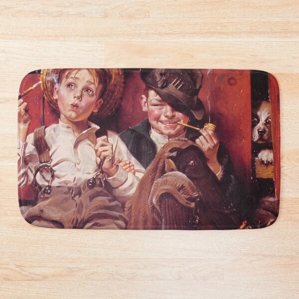 Item preview, norman rockwell art style, norman rockwell paintings, norman rockwell artwork designed and sold by marti-oryo.