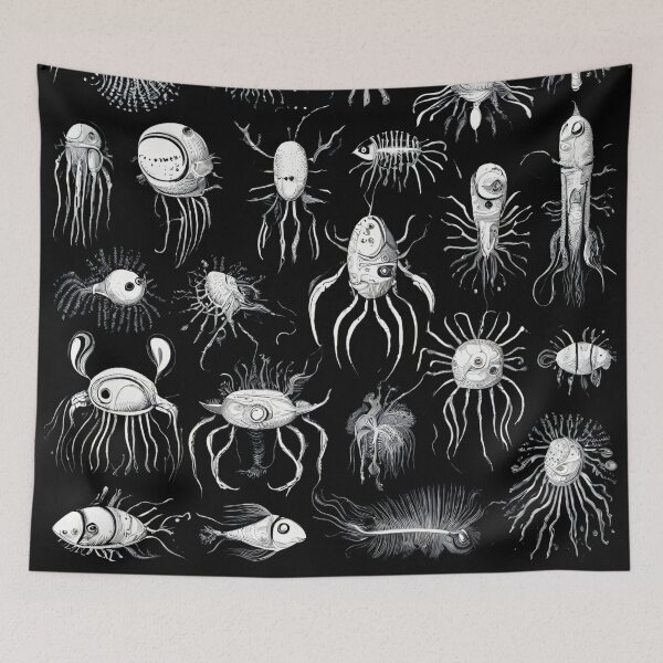 Item preview, Zooplankton Sea Creature Deep Ocean  designed and sold by CyberArtistOne.