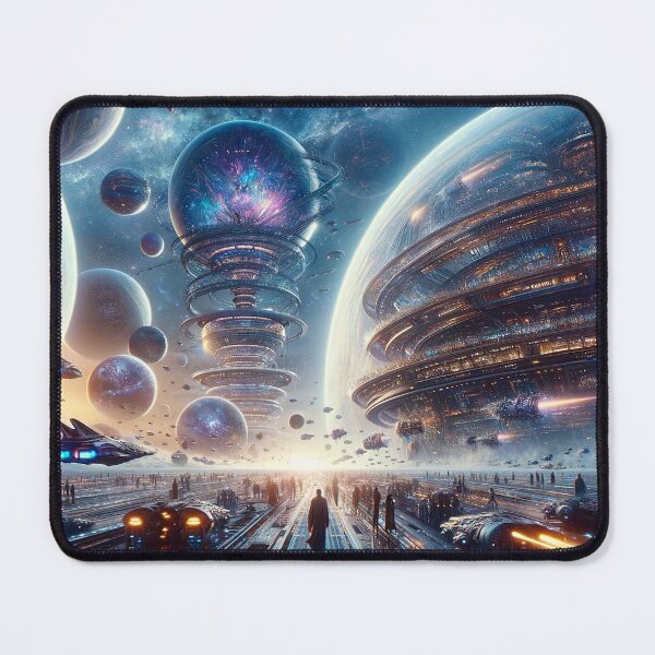 Item preview, Galactic Empires: A Vibrant Space Civilization Artwork designed and sold by The-Library.