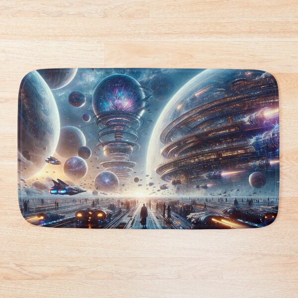 Item preview, Galactic Empires: A Vibrant Space Civilization Artwork designed and sold by The-Library.