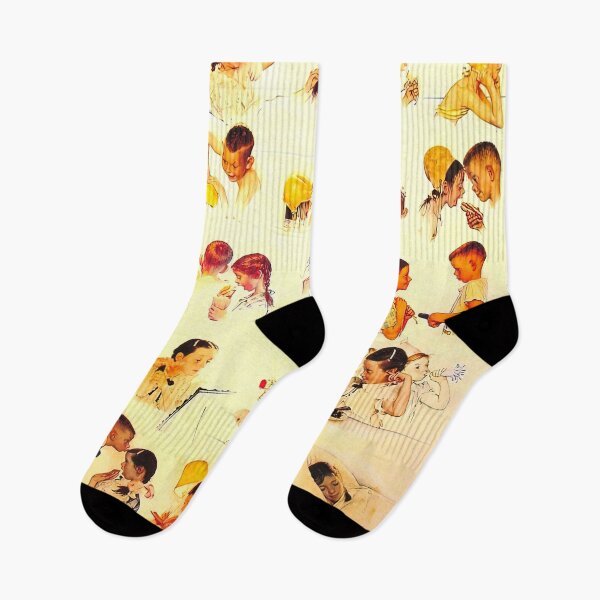 Item preview, norman rockwell art style, norman rockwell paintings, norman rockwell artwork designed and sold by marti-oryo.