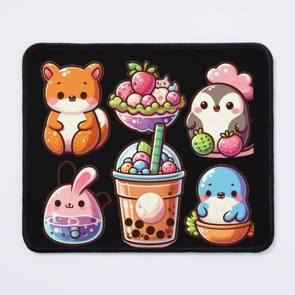 Item preview, Animal Bubble Tea Set designed and sold by kewttiestore.