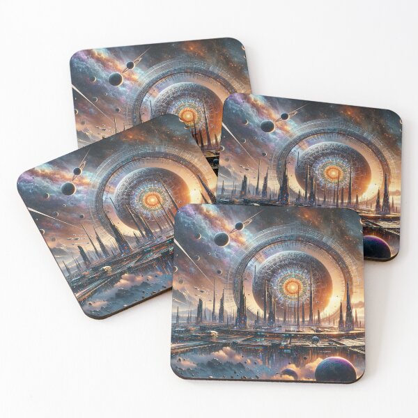 Item preview, Galactic Empires: A Vibrant Space Civilization Artwork designed and sold by The-Library.