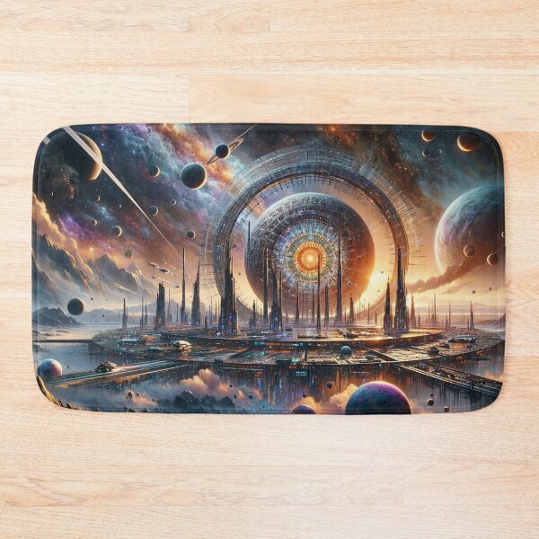Item preview, Galactic Empires: A Vibrant Space Civilization Artwork designed and sold by The-Library.