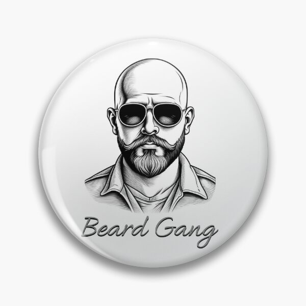 Item preview, Beard Gang Bald Guy designed and sold by Manifest-Style.