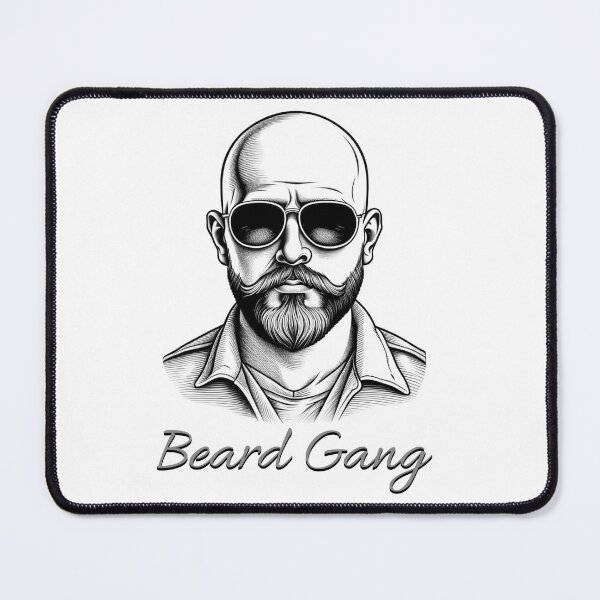 Item preview, Beard Gang Bald Guy designed and sold by Manifest-Style.