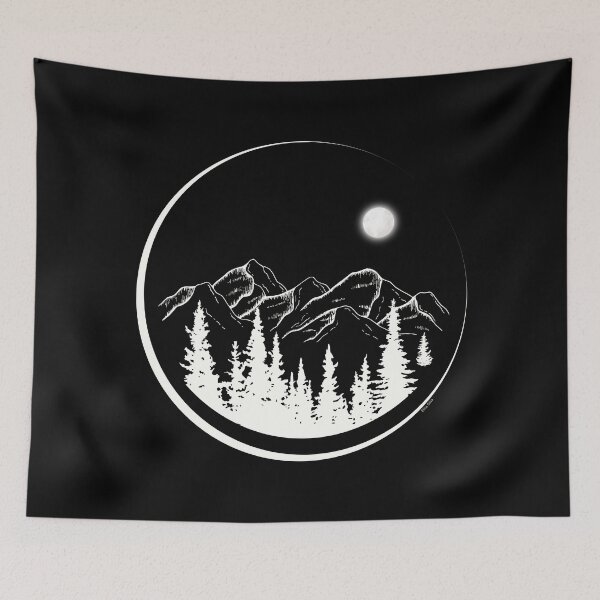 Item preview, Mountainous landscape  designed and sold by ElisaArtiste.