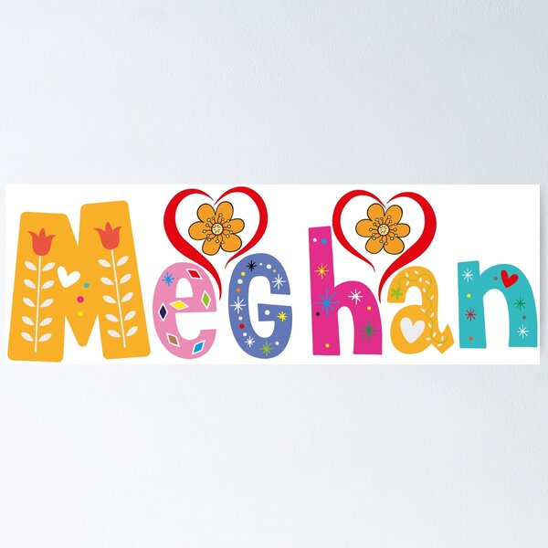 Item preview, Personalized Meghan Name designed and sold by Art-Essa.