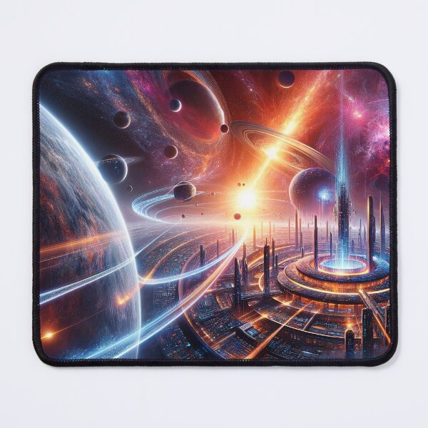Item preview, Galactic Empires: A Vibrant Space Civilization Artwork designed and sold by The-Library.