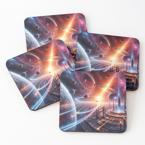 Item preview, Galactic Empires: A Vibrant Space Civilization Artwork designed and sold by The-Library.