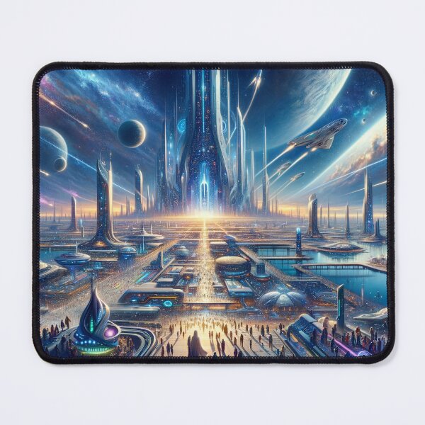 Item preview, Galactic Empires: A Vibrant Space Civilization Artwork designed and sold by The-Library.