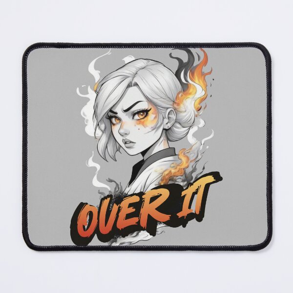Item preview, Over it. Angry girl on fire x.28 designed and sold by Moeruonnanoko.