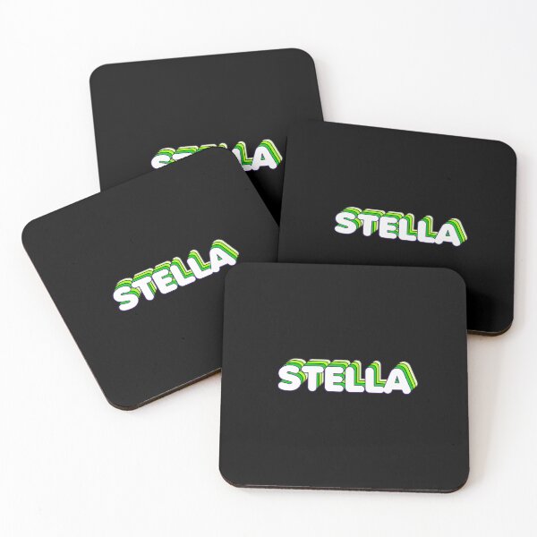 Item preview, Green Layers Stella Name Label (Black) designed and sold by NormadWorld.