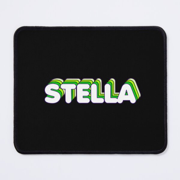 Item preview, Green Layers Stella Name Label (Black) designed and sold by NormadWorld.