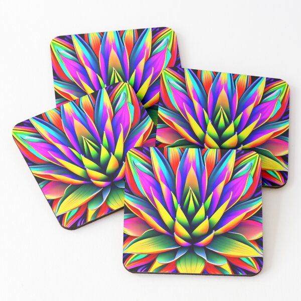 Item preview, Trippy Agave sticker designed and sold by Flowerslaps.