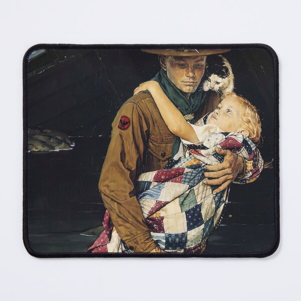 Item preview, norman rockwell art style, norman rockwell paintings, norman rockwell artwork designed and sold by marti-oryo.
