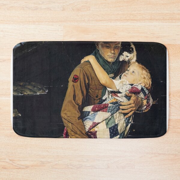 Item preview, norman rockwell art style, norman rockwell paintings, norman rockwell artwork designed and sold by marti-oryo.
