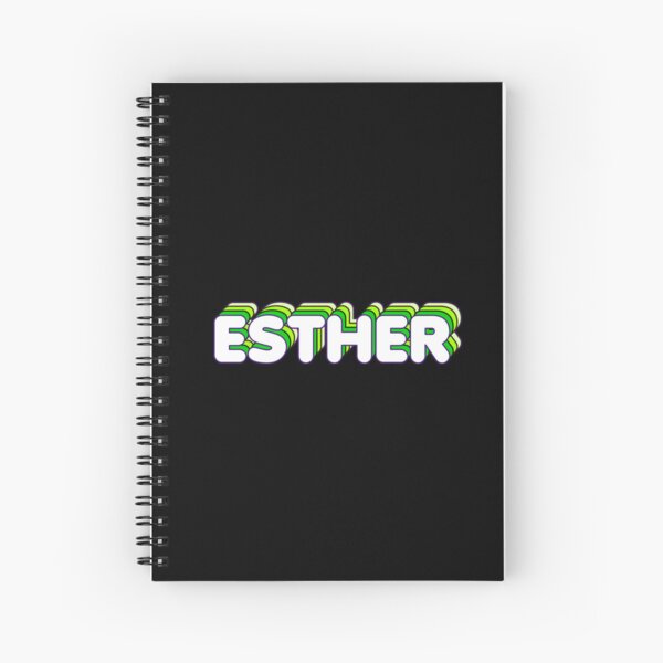 Item preview, Green Layers Esther Name Label (Black) designed and sold by NormadWorld.