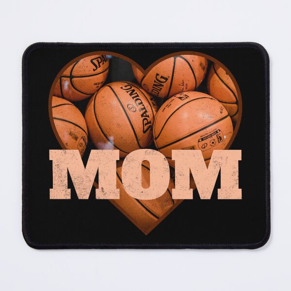 Item preview, Basketball Mom with Heart image designed and sold by mipodbusiness.