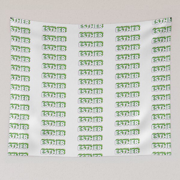 Item preview, Green Layers Esther Name Label designed and sold by NormadWorld.