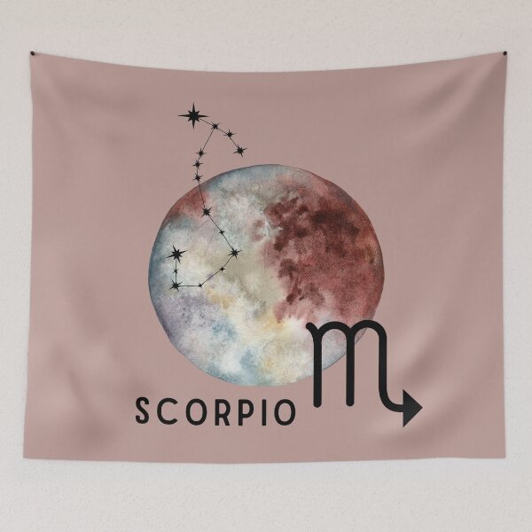 Item preview, Scorpio Zodiac Sign Planet Pluto designed and sold by mooneko.