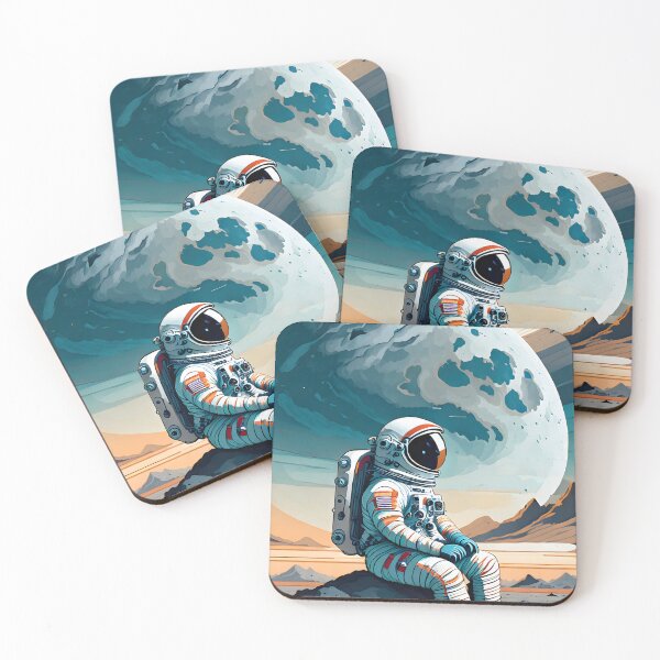 Item preview, Alone astronaut in a strange planet designed and sold by emaotx.