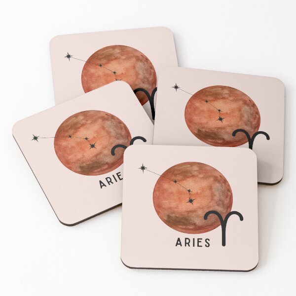 Item preview, Aries Zodiac Sign Planet Mars designed and sold by mooneko.