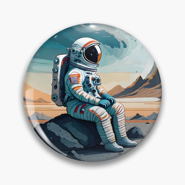Item preview, Alone astronaut in a strange planet designed and sold by emaotx.