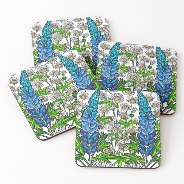 Item preview, Daisies and Lupines designed and sold by relatosdecarla.