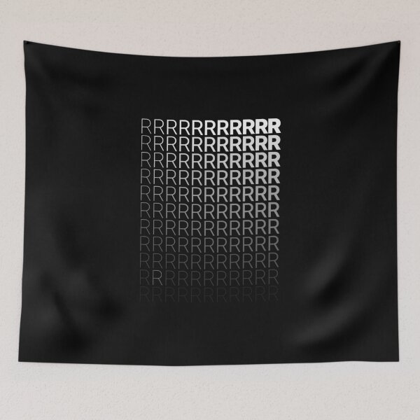 Item preview, "R" T-Shirt Typography Lettering Design Monogram designed and sold by poppiq.
