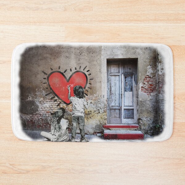 Item preview, Banksy Style Wall Mural designed and sold by AspectArtWorks.