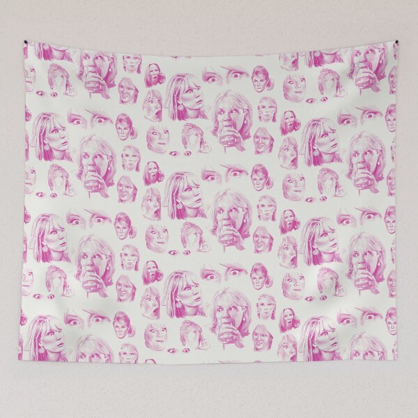 Item preview, Ramona’s Eyes (Pink/White) designed and sold by GraffitiGrace.