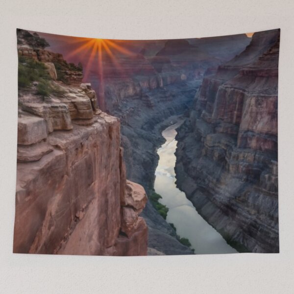 Item preview, Beauifull, Scenery, River, Crossing, Between, the Mountain designed and sold by MalakShams.