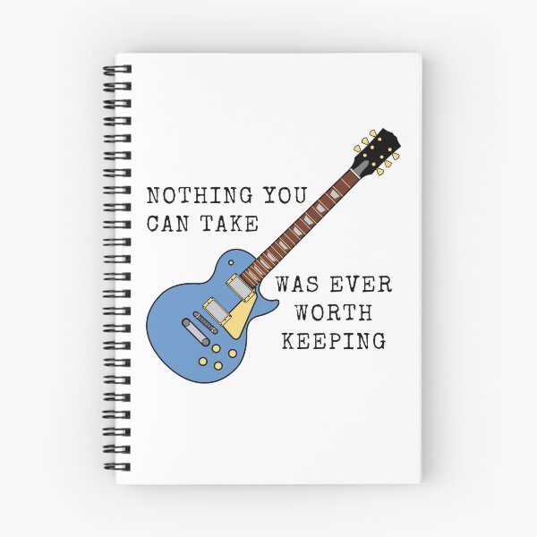 Artikelvorschau, Nothing You Can Take War Ever Worth Keeping Songtext Gitarre TBOSAS entworfen und verkauft von NimuehArt.