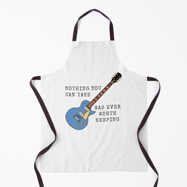 Item preview, Nothing You Can Take Was Ever Worth Keeping Song Lyric Guitar TBOSAS designed and sold by NimuehArt.
