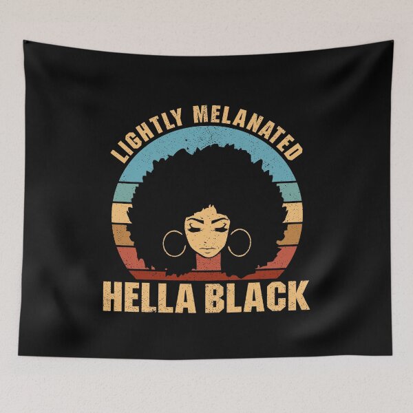 Item preview, Lightly Melaneted Hella Black  designed and sold by ruinzahelva.