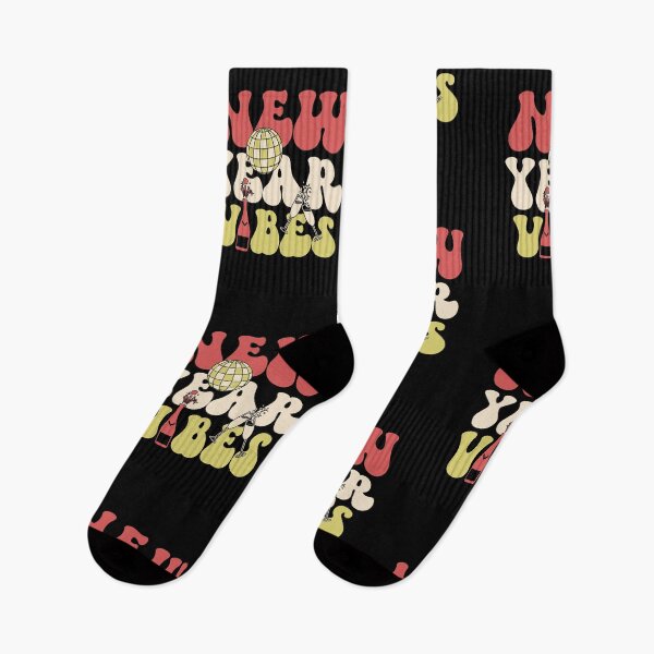 Item preview, New Year Vibes - Retro Groovy New Year 2024 Celebration (Red, Yellow, and Beige Design) designed and sold by Spiprinto.
