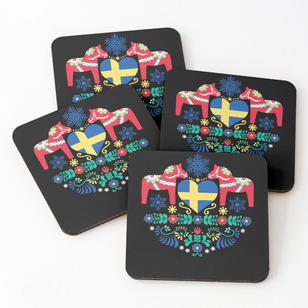 Item preview, Sweden Dala Horse Swedish Stockholm designed and sold by MooonTees.