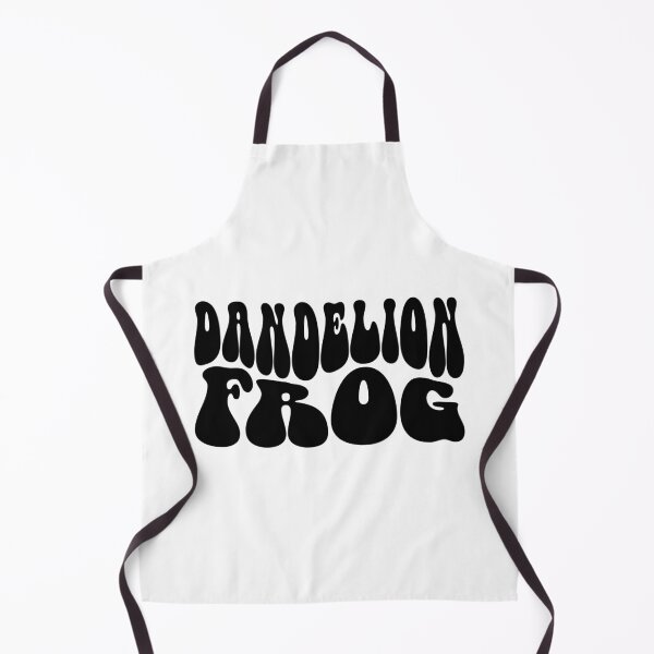 Item preview, Dandelion Frog Text Monochrome White designed and sold by Meepuruproject.
