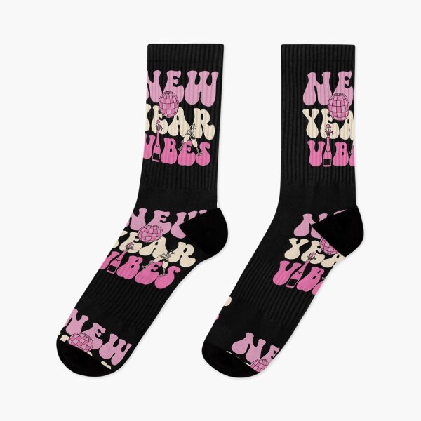 Item preview, New Year Vibes - Retro Groovy New Year 2024 Celebration (Pink and Light Yellow/Beige Design) designed and sold by Spiprinto.