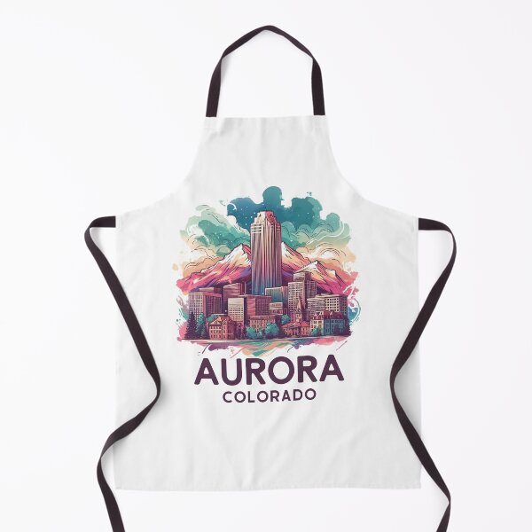 Item preview, Aurora, Colorado, Watercolor Illustration designed and sold by PaintMeWorld.